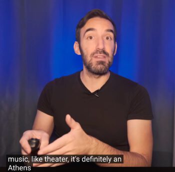 Tour Guide Sebastian vom YouTube-Kanal Greece Explained