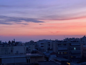 Athena's Journey Athen Penthouse Dämmerung